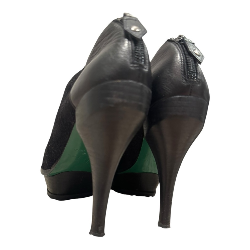 Lisa for Donald J Pliner Black Suede & Leather Platform Booties – Size 8M – MINT - Picture 3 of 7